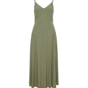 Women’s Sage Green Maxi Slip Dress